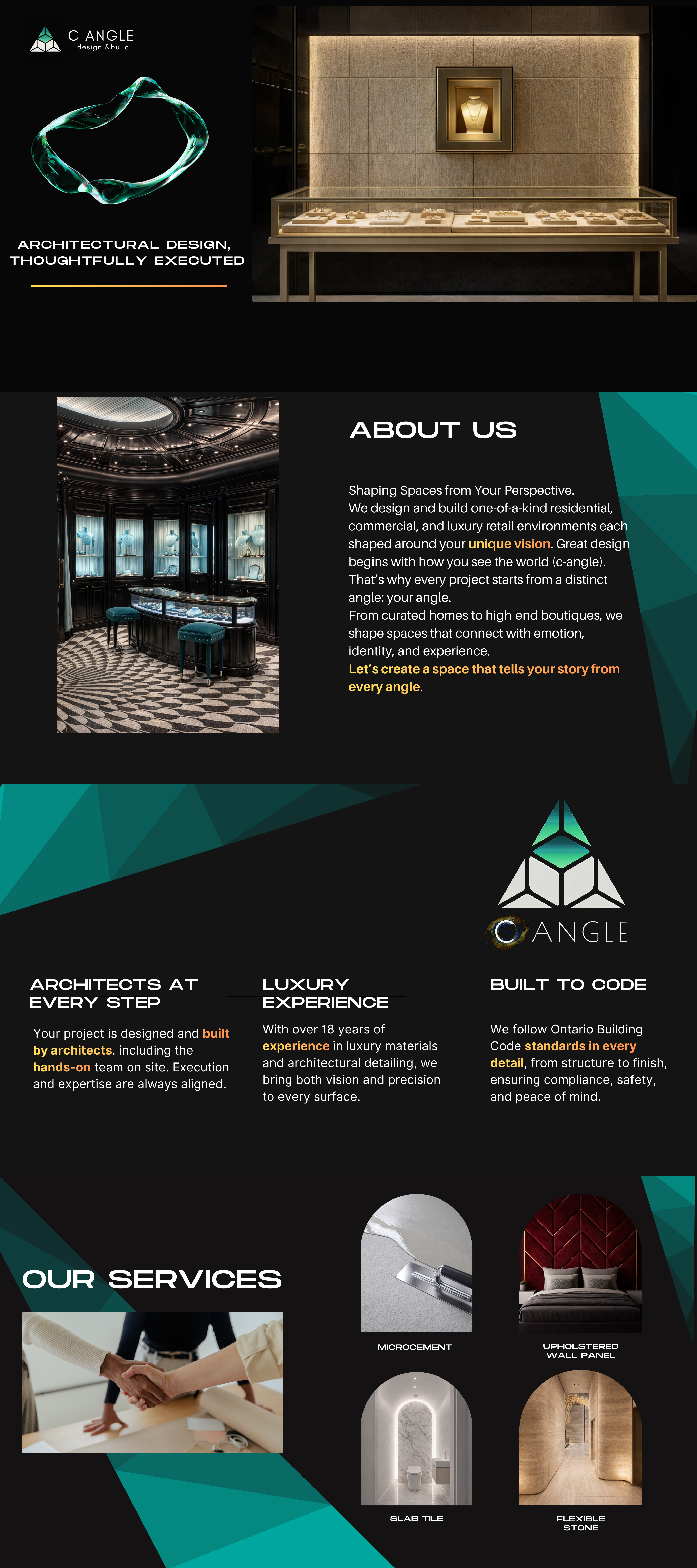 C-ANGLE Home (Desktop)